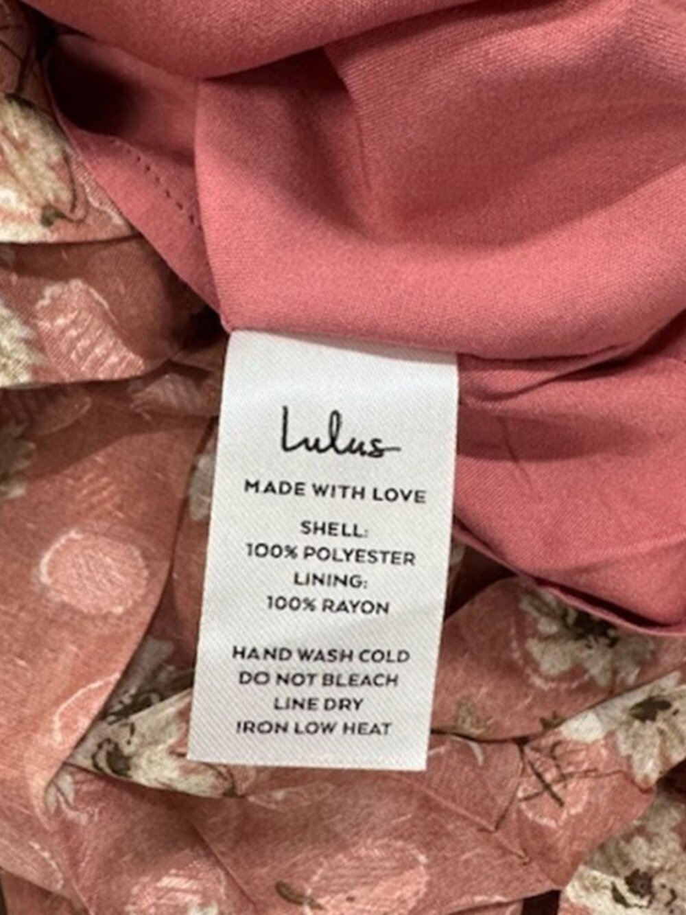 NWT Lulus Terrace Views Mauve Pink Floral Print Tiered Midi Dress (size S) - Picture 8 of 9